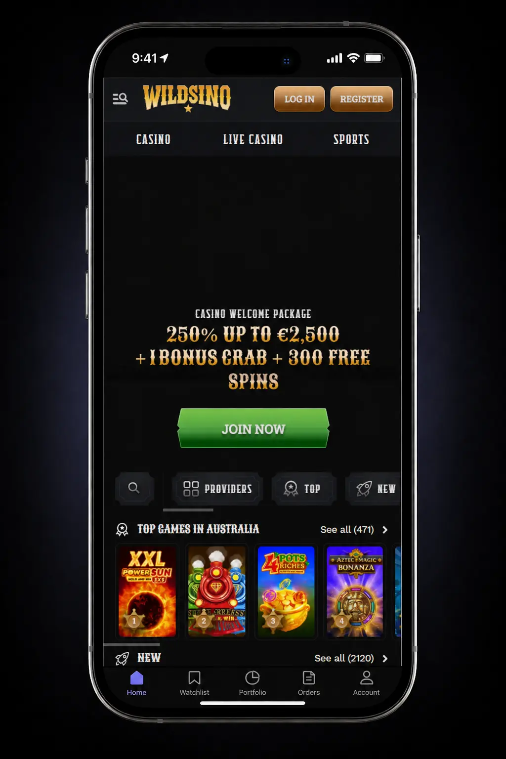 Wildsino casino app login screen showing step-by-step instructions to access your account via mobile application