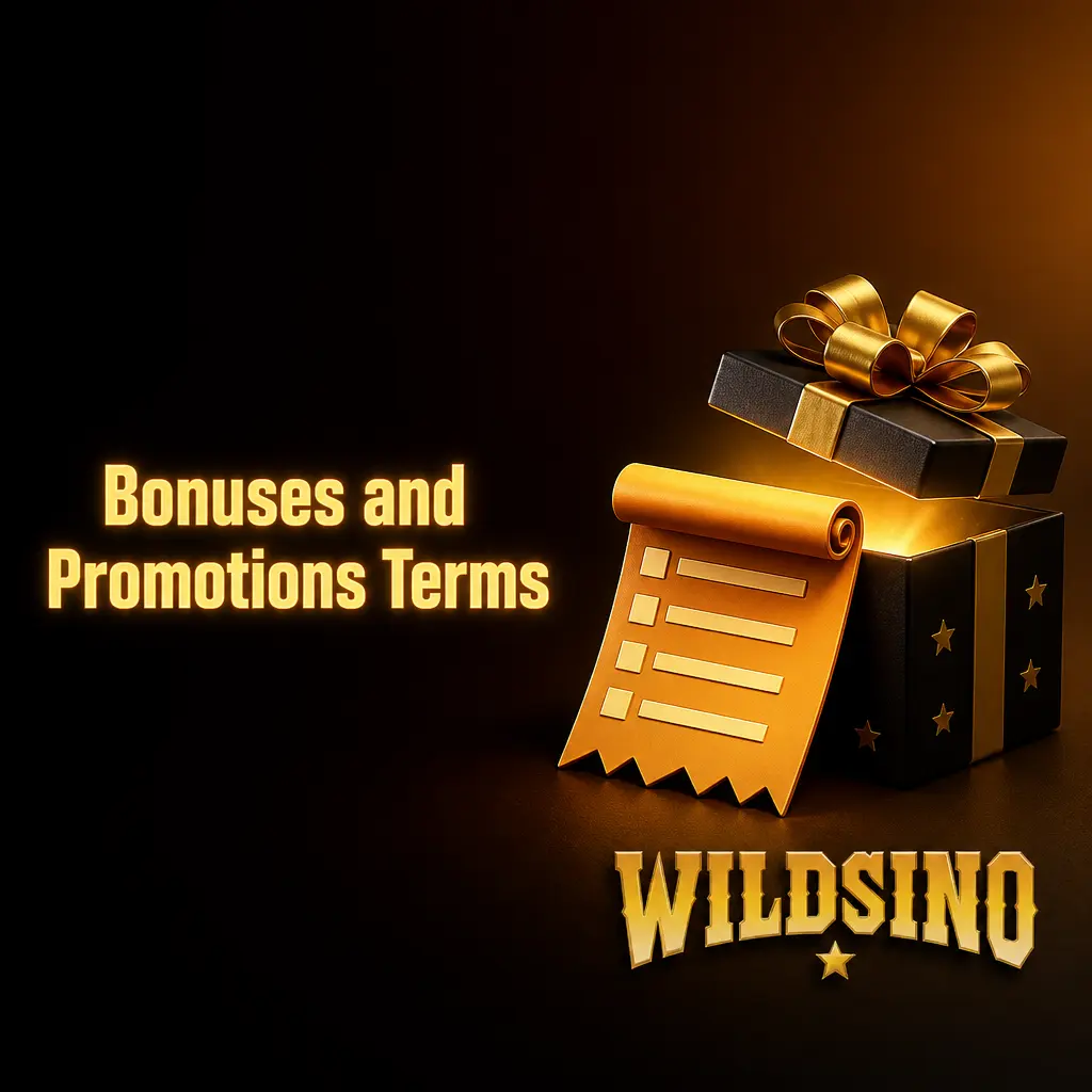 Bonuses and Promotions Terms at Wildsino